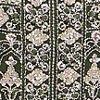 Bottle Green Floral Embroidered Anarkali Suit Set with Mirror Work